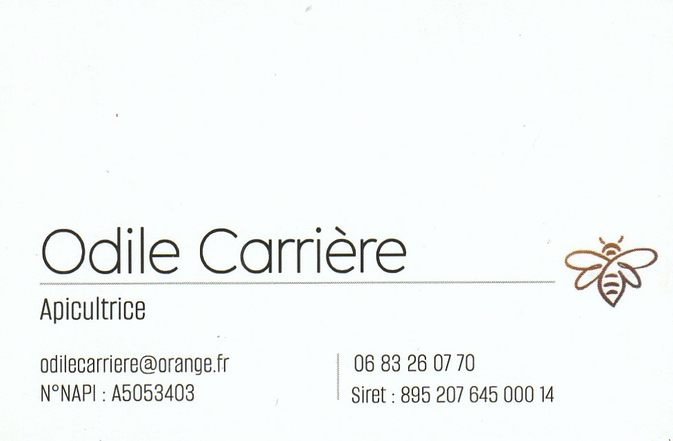 Carte Odile Carrière